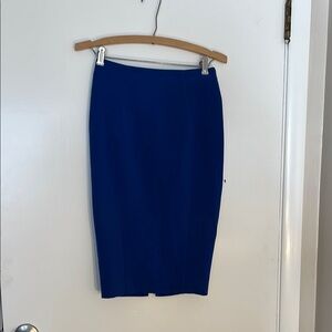 H&M Elegant Blue Pencil Skirt. Sz 4